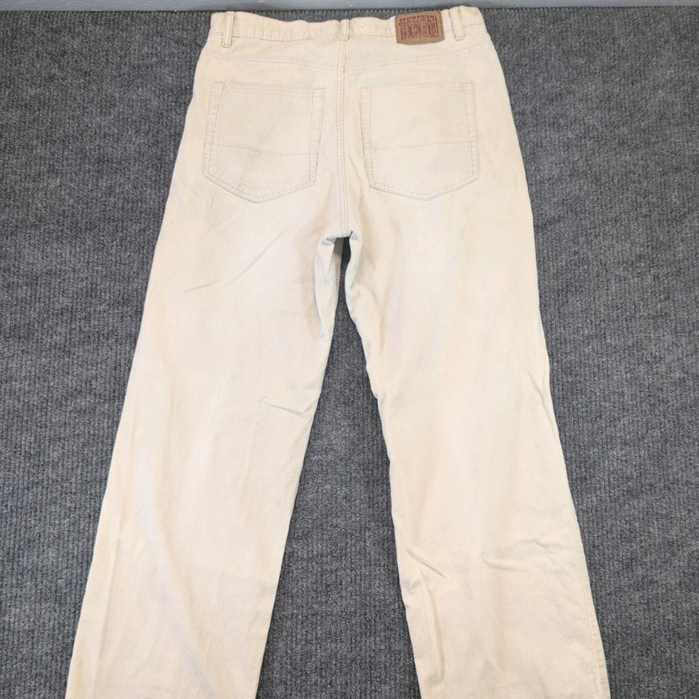 Bullhead Men's Beige Corduroy Jeans 34 Straight Leg Regular Fit 5-Pocket